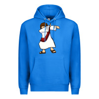 True Royal dabbing jesus christian dab dance Premium Hoodie - linhVisuals