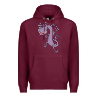 Burgundy randall monsters Premium Hoodie - linhVisuals