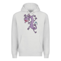 Dove Grey randall monsters Premium Hoodie - linhVisuals