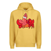 Antique Gold sebastian Premium Hoodie - linhVisuals