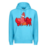 Ocean Blue sebastian Premium Hoodie - linhVisuals