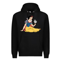 Black snow white Premium Hoodie - linhVisuals