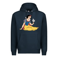Navy snow white Premium Hoodie - linhVisuals