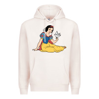 Pale Pink snow white Premium Hoodie - linhVisuals