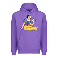 Purple snow white Premium Hoodie - linhVisuals