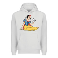 Dove Grey snow white Premium Hoodie - linhVisuals