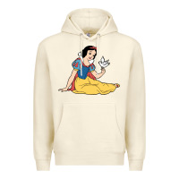 Sandshell snow white Premium Hoodie - linhVisuals