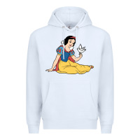 White snow white Premium Hoodie - linhVisuals