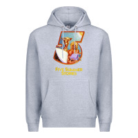 Heather Grey five 5 summer stories t shirt Premium Hoodie - linhVisuals