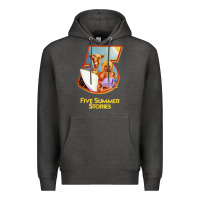 Charcoal Heather five 5 summer stories t shirt Premium Hoodie - linhVisuals