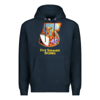 Navy five 5 summer stories t shirt Premium Hoodie - linhVisuals