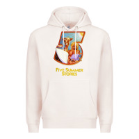 Pale Pink five 5 summer stories t shirt Premium Hoodie - linhVisuals