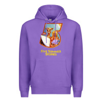 Purple five 5 summer stories t shirt Premium Hoodie - linhVisuals