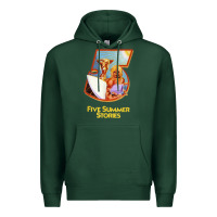 Sports Green five 5 summer stories t shirt Premium Hoodie - linhVisuals