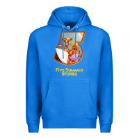 True Royal five 5 summer stories t shirt Premium Hoodie - linhVisuals