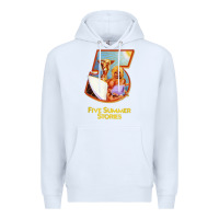 White five 5 summer stories t shirt Premium Hoodie - linhVisuals