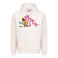 Pale Pink the pink panther Premium Hoodie - linhVisuals