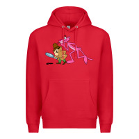 Red the pink panther Premium Hoodie - linhVisuals