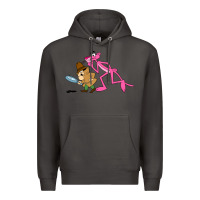 Smoke the pink panther Premium Hoodie - linhVisuals