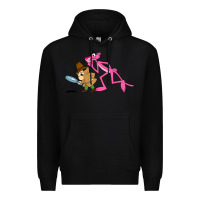 Black the pink panther Premium Hoodie - linhVisuals