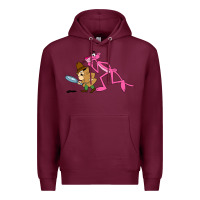 Burgundy the pink panther Premium Hoodie - linhVisuals