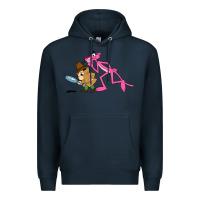 Navy the pink panther Premium Hoodie - linhVisuals