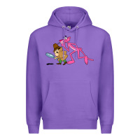 Purple the pink panther Premium Hoodie - linhVisuals