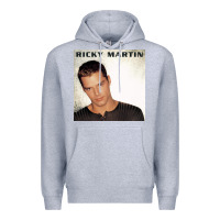 Heather Grey ricky martin   ricky martin Premium Hoodie - linhVisuals