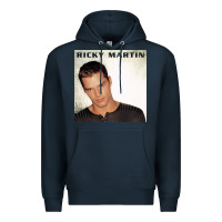 Navy ricky martin   ricky martin Premium Hoodie - linhVisuals