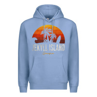 Colony Blue jekyll island beach georgia ga palms vacation surf sundown tank top Premium Hoodie - linhVisuals