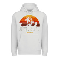 Dove Grey jekyll island beach georgia ga palms vacation surf sundown tank top Premium Hoodie - linhVisuals