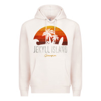 Pale Pink jekyll island beach georgia ga palms vacation surf sundown tank top Premium Hoodie - linhVisuals