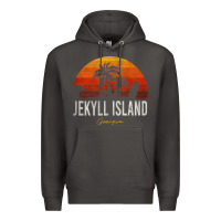 Smoke jekyll island beach georgia ga palms vacation surf sundown tank top Premium Hoodie - linhVisuals