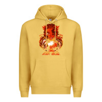 Antique Gold set your heart ablaze Premium Hoodie - linhVisuals
