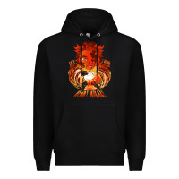Black set your heart ablaze Premium Hoodie - linhVisuals