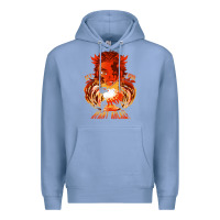 Colony Blue set your heart ablaze Premium Hoodie - linhVisuals