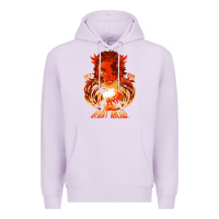 Lilac set your heart ablaze Premium Hoodie - linhVisuals