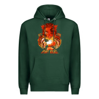 Sports Green set your heart ablaze Premium Hoodie - linhVisuals