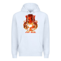 White set your heart ablaze Premium Hoodie - linhVisuals