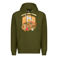 Army Green mom t  shirt italian greyhound best coffee   dog owner coffee lover gi Premium Hoodie - linhVisuals