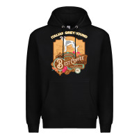 Black mom t  shirt italian greyhound best coffee   dog owner coffee lover gi Premium Hoodie - linhVisuals