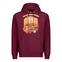 Burgundy mom t  shirt italian greyhound best coffee   dog owner coffee lover gi Premium Hoodie - linhVisuals