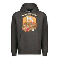 Charcoal Heather mom t  shirt italian greyhound best coffee   dog owner coffee lover gi Premium Hoodie - linhVisuals