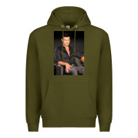Army Green who is ricky martin playing in ameri Premium Hoodie - linhVisuals