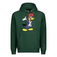 Sports Green woody woodpecker Premium Hoodie - linhVisuals