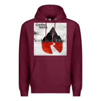 Burgundy sleeping with sirens one Premium Hoodie - linhVisuals