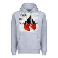 Heather Grey sleeping with sirens one Premium Hoodie - linhVisuals