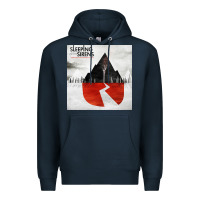 Navy sleeping with sirens one Premium Hoodie - linhVisuals