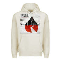 Oatmeal Heather sleeping with sirens one Premium Hoodie - linhVisuals