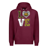 Burgundy h4wk5 tshirt Premium Hoodie - linhVisuals